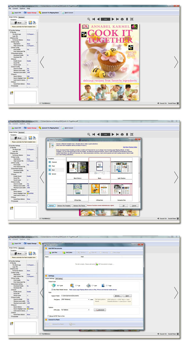 Page Flipping PDF screenshot