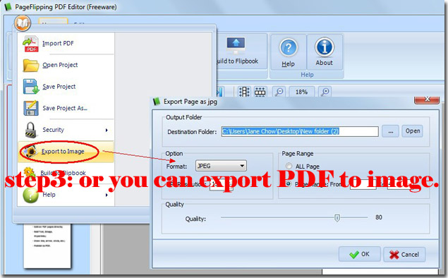 PageFlipping PDF Editor Step3-2